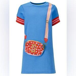 The Marc Jacobs Girls Short Sleeve Snapshot Dress. Size 6